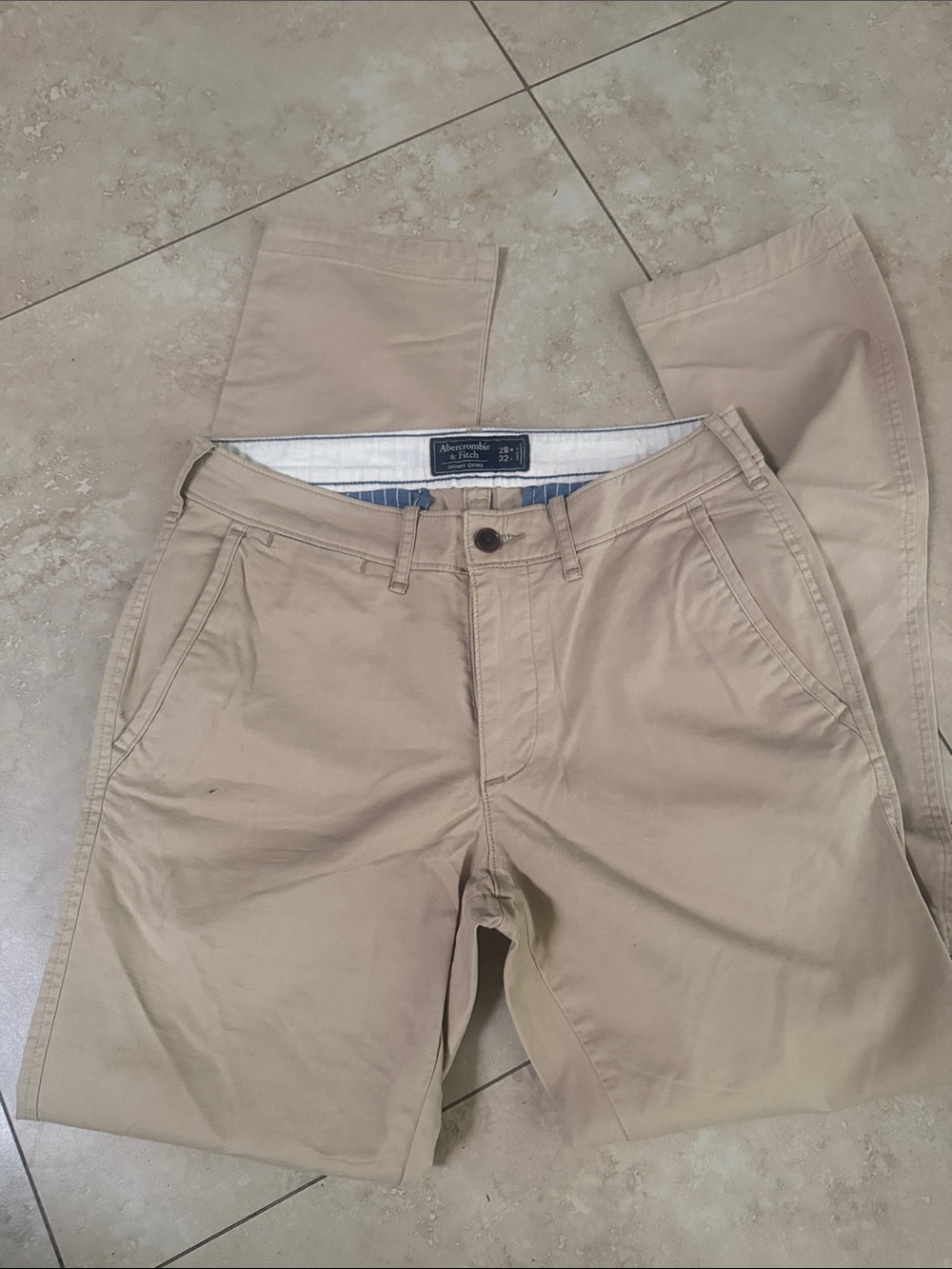 Abercrombie & Fitch Tan Chino Pants